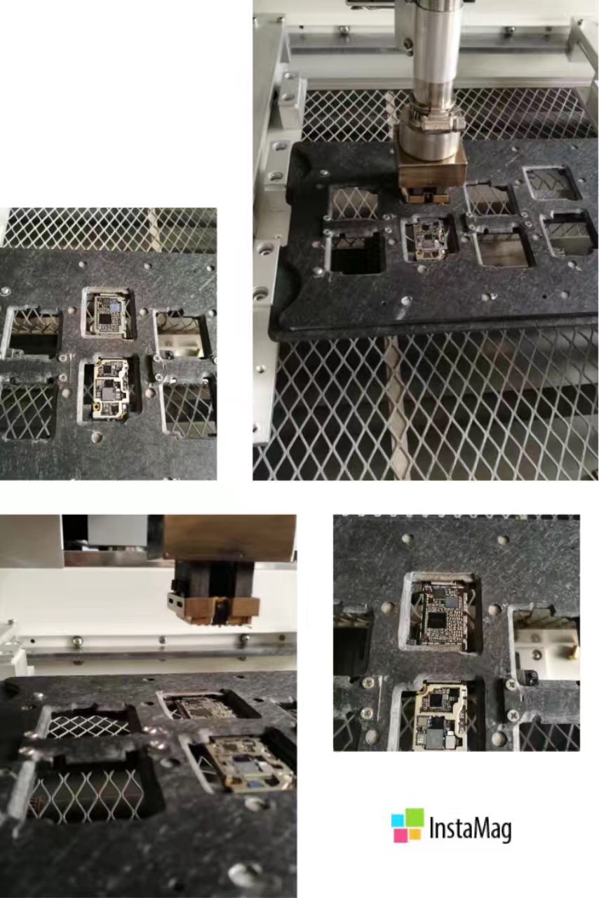 BGA返修臺(tái)自動(dòng)解焊蘋果iphone主板屏蔽框