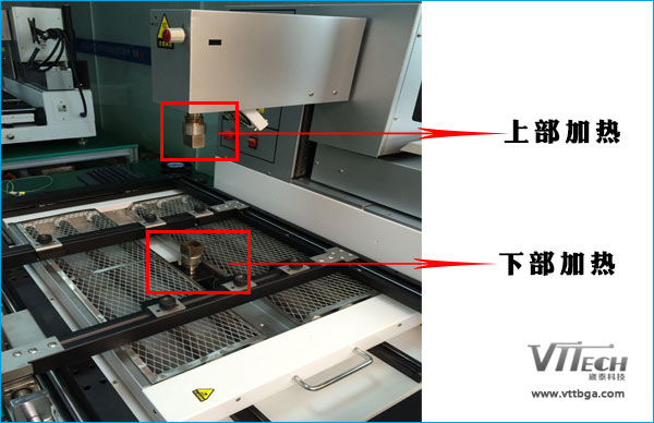 BGA返修臺三溫區加熱方式原理